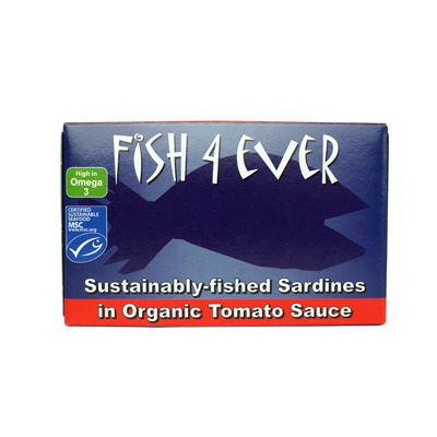 Sardines in tomatensaus van Fish 4 Ever, 10x 120 gr