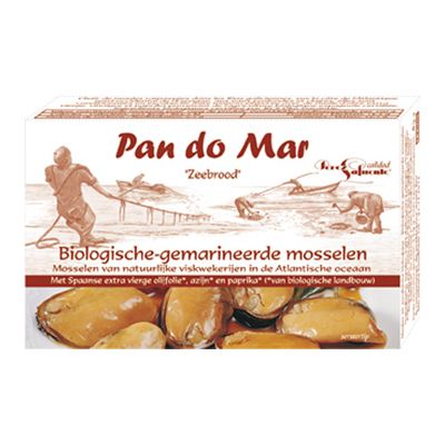 Mosselen gemarineerd van Pan do Mar, 10x 115 gr