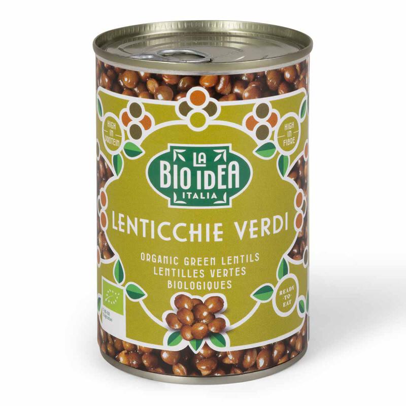 Groene Linzen van La Bioidea, 6 x 400 g