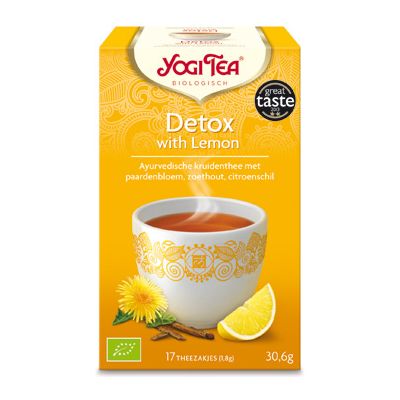 Detox Lemon Tea van Yogi Tea, 6x 17 blt