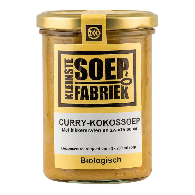 Curry Indiase Koriander-Kokos van KleinsteSoepFabriek, 6x 400 ml