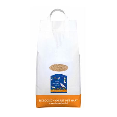 Basmati Rijst Bruin van De Nieuwe Band, 1x 5 kg