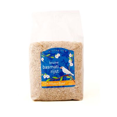 Basmati Rijst Bruin van De Nieuwe Band, 8x 1000 gr