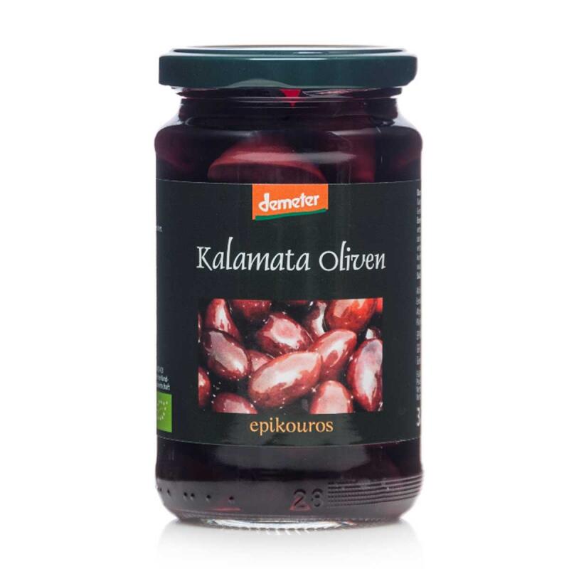 Kalamata olijven met pit van Epikouros, 6x 320 gr. Demeter