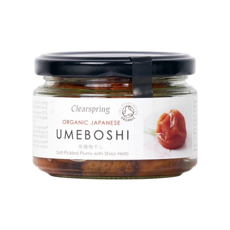 Umeboshi pruimen van Clearspring, 6 x 200 g