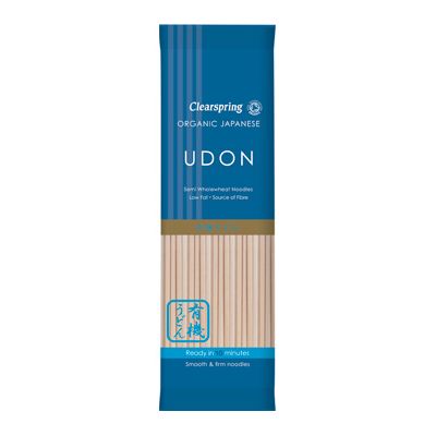 Udon noodles van Clearspring, 6x 200 gram