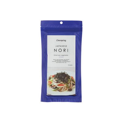 Nori ongeroosterd van Clearspring, 6x 25 gr
