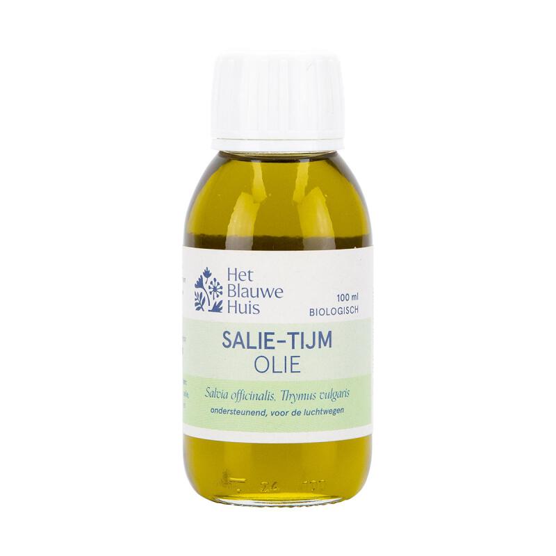 Salie-Tijmolie van Het Blauwe Huis, 1x 100 ml