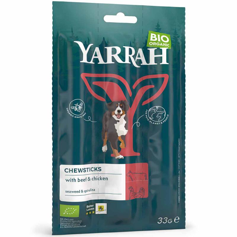 Kauwsticks van Yarrah, 25x 3 stk