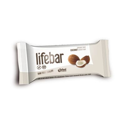Lifebar Kokos van Lifefood (Lifebar coconut), Raw Food, 15x 47gr