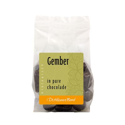 Gember choco puur van De Nieuwe Band, 10x 175gr