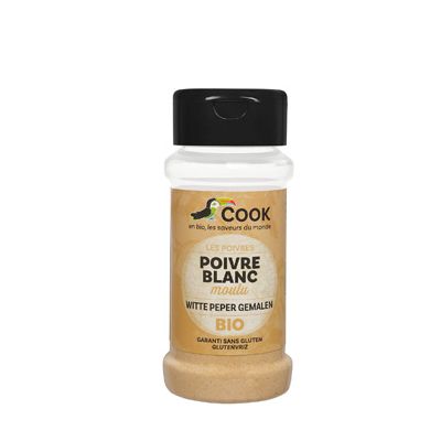 Witte Peper Gemalen van Cook, 3x 45 gr demeter kwaliteit!