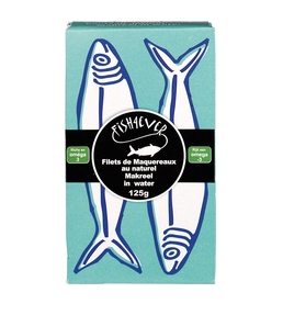 Makreel in Bronwater van Fish 4 Ever, 10x 125 gr