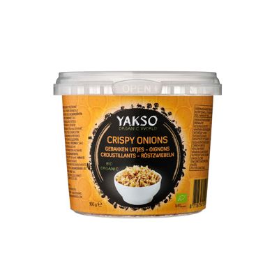 Gebakken Uitjes (crispy onions) van Yakso, 8x 100 gr