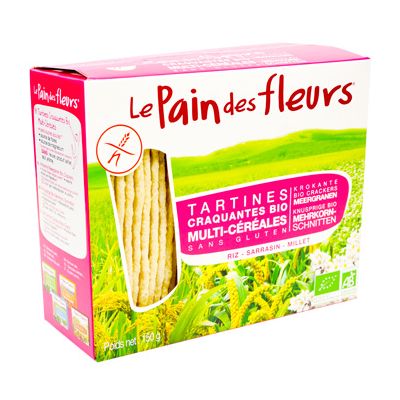 Crispbread meergranen GV van Le Pain Des Fleurs, 12 x 150 gram