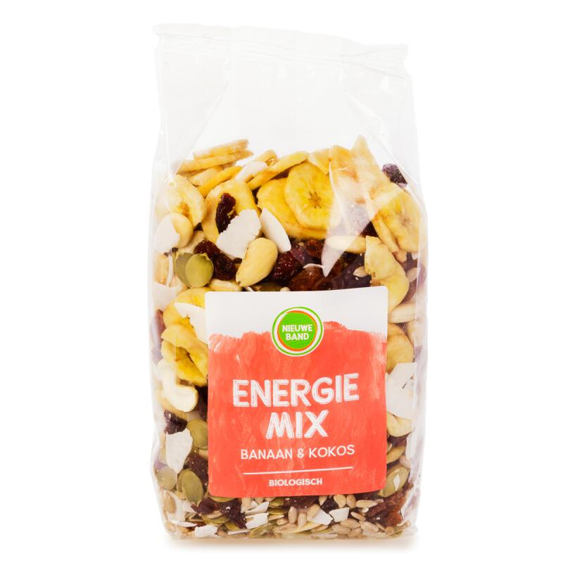 Energiemix Banaan Kokos van De Nieuwe Band, 6x 500g
