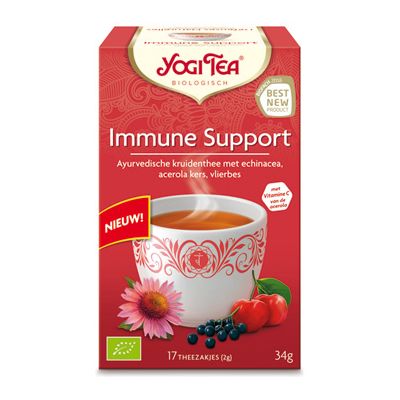 Immune support tea van Yogi Tea, 6x 17 blts