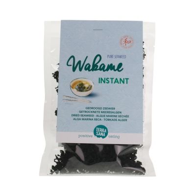 Wakame instant van TerraSana, 12 x 50 g GEEN Keurmerk