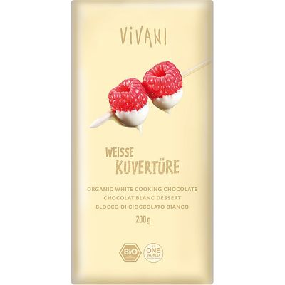 Chocolate White cooking van Vivani, 10x 200 gr