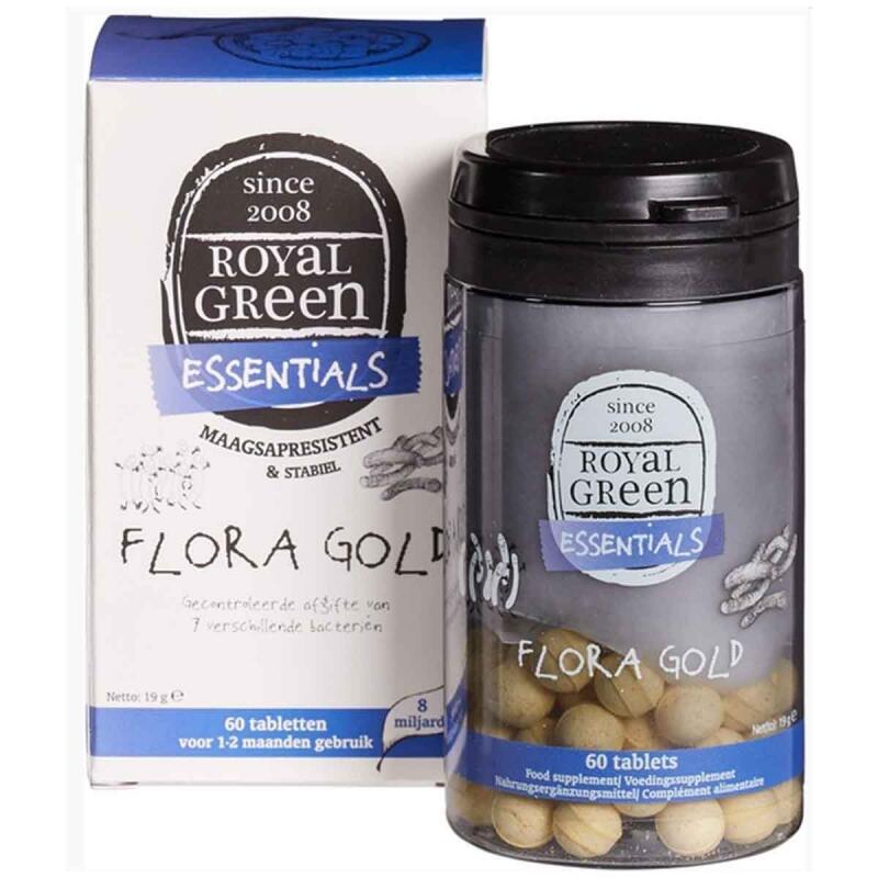 Flora gold (60 tabs) van Royal Green, 1 x 1 stk