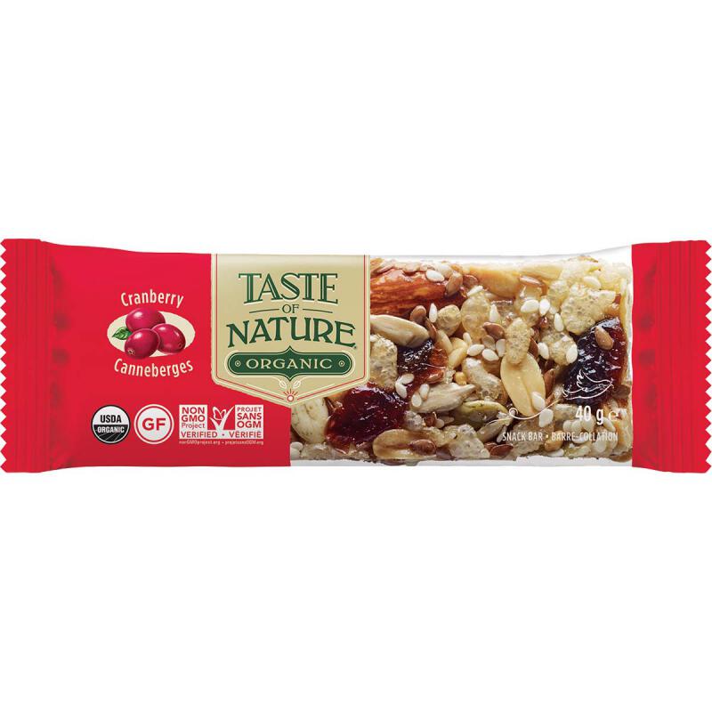 Taste of Nature Cranberry 16 x 40 g