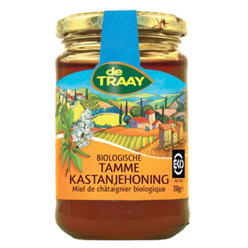 Tamme kastanjehoning van Traay, 6 x 350 g