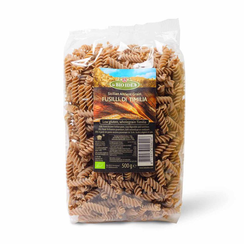 Fusilli timilia volkoren van La Bioidea, 6 x 500 g