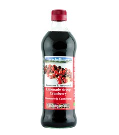 Cranberry siroop van Terschellinger, 6 x 500 ml