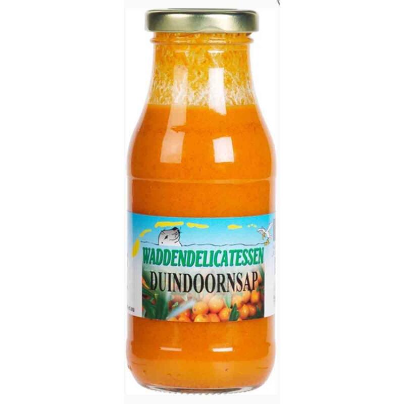 Duindoorn sap, 6 x 250 ml van Waddendelicatessen Duindoorn sap, 6 x 250 ml van Waddendelicatessen