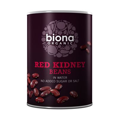Rode nierbonen van Biona, 6x 400 gr
