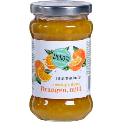 Sinaasappel marmelade mild van Bionova, 6 x 340 g