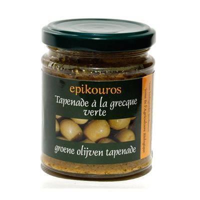 Groene Olijventapenade van Epikouros, 6x 190 gr