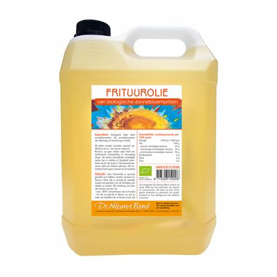 Frituurolie High Oleic van De Nieuwe Band, 1x 5 ltr