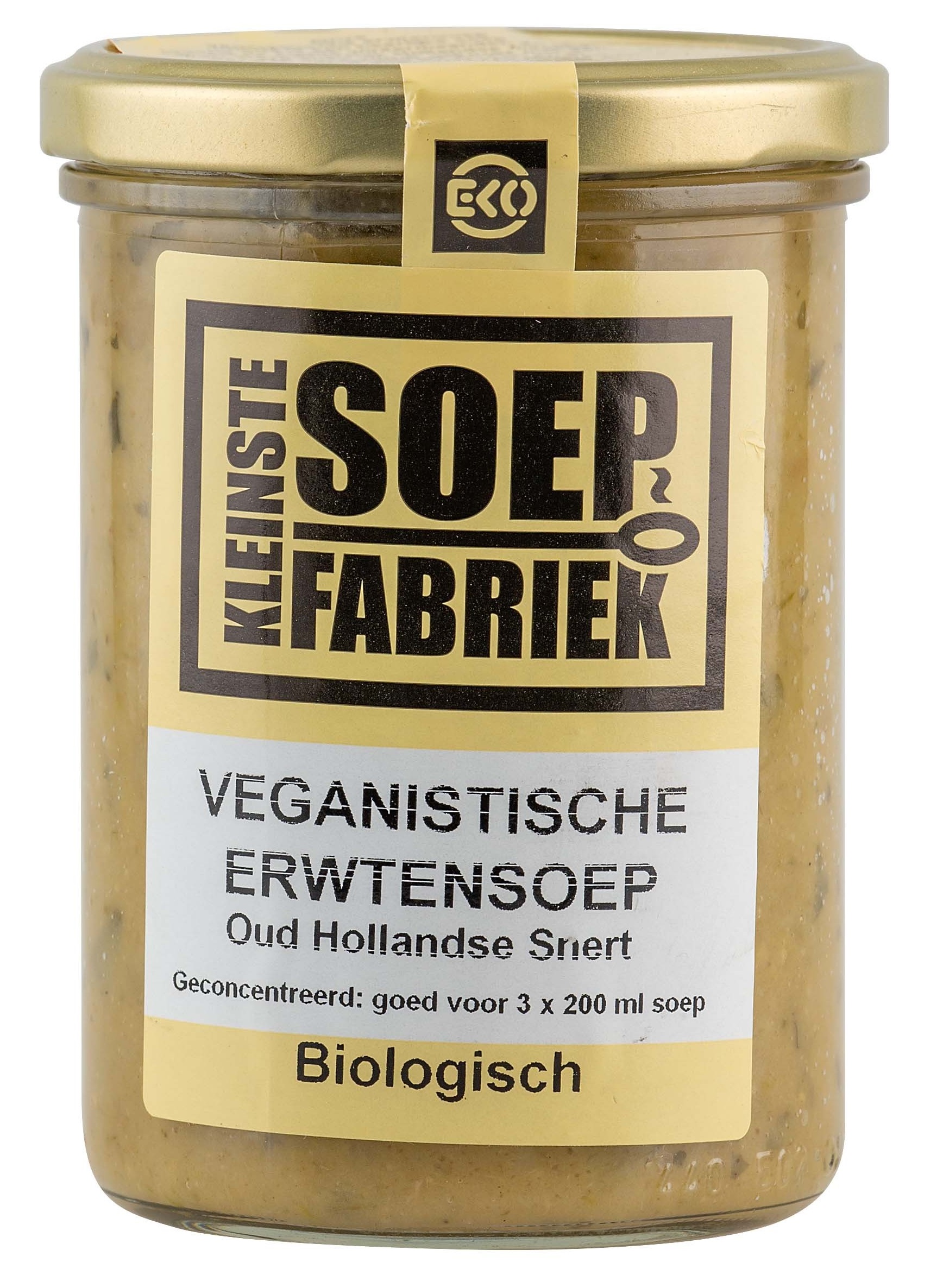 Erwtensoep, Vegetarisch, van KleinsteSoepFabriek, 6x 400 ml