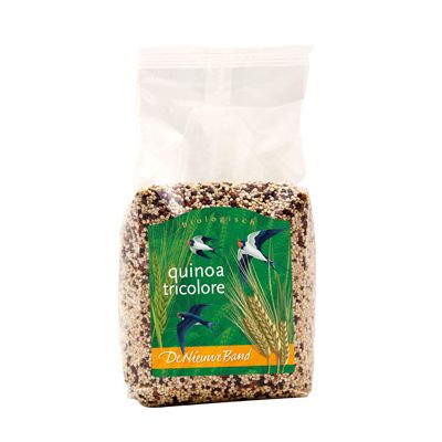Quinoa Tricolore, kleinverpakking van De Nieuwe Band, 8x 500 gr