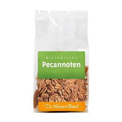 Pecannoten van De Nieuwe Band, 8x 75 gr. Raw Food!