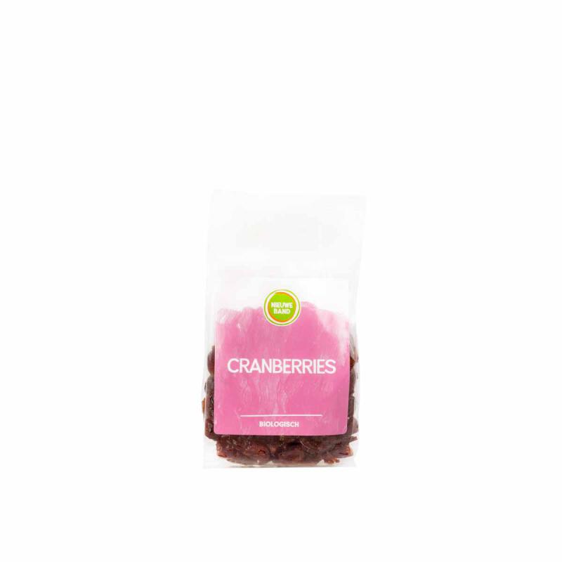 Cranberries gedroogd van De Nieuwe Band, 8x 100 gr