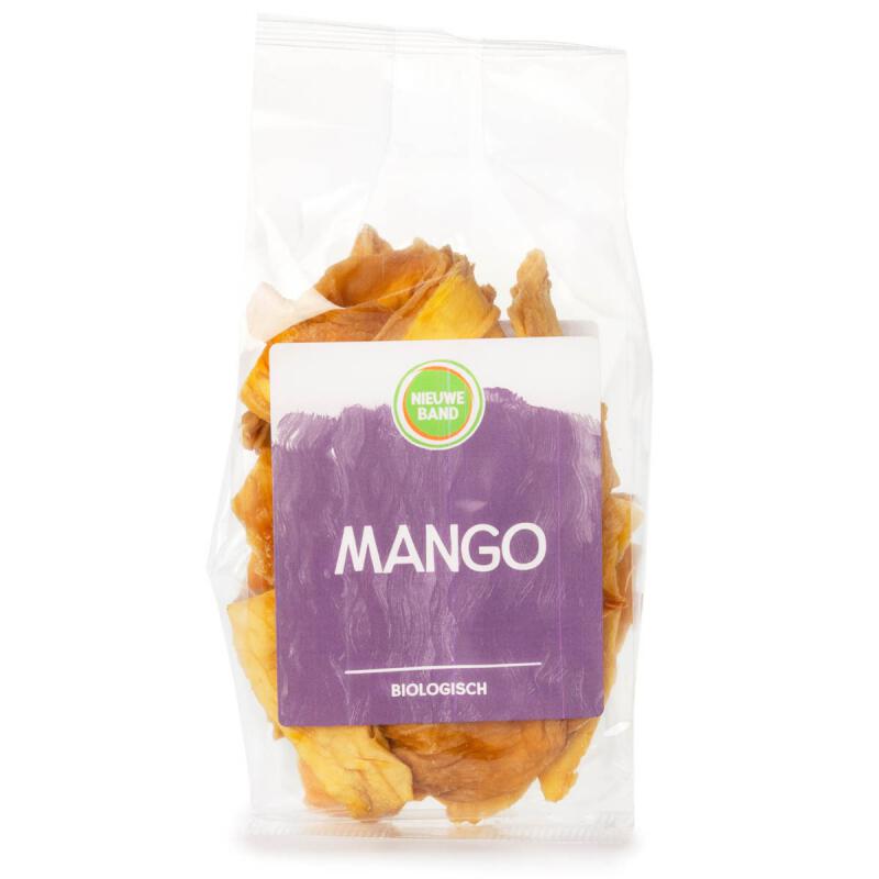 Mango gedroogd van De Nieuwe Band, 8x 100 gr. Raw Food!