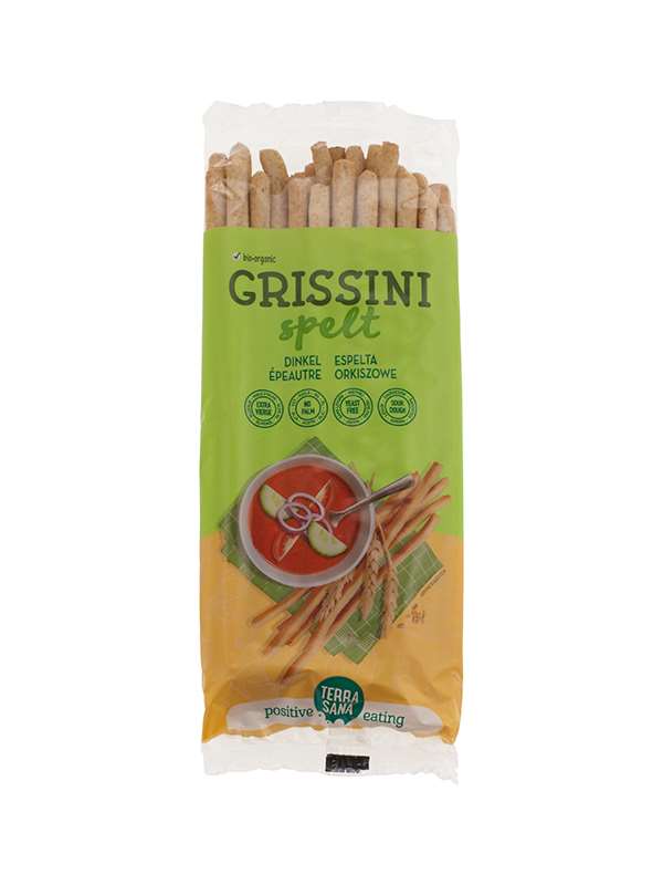 Soepstengel "Grissini" Spelt van TerraSana, 12x 125 gr