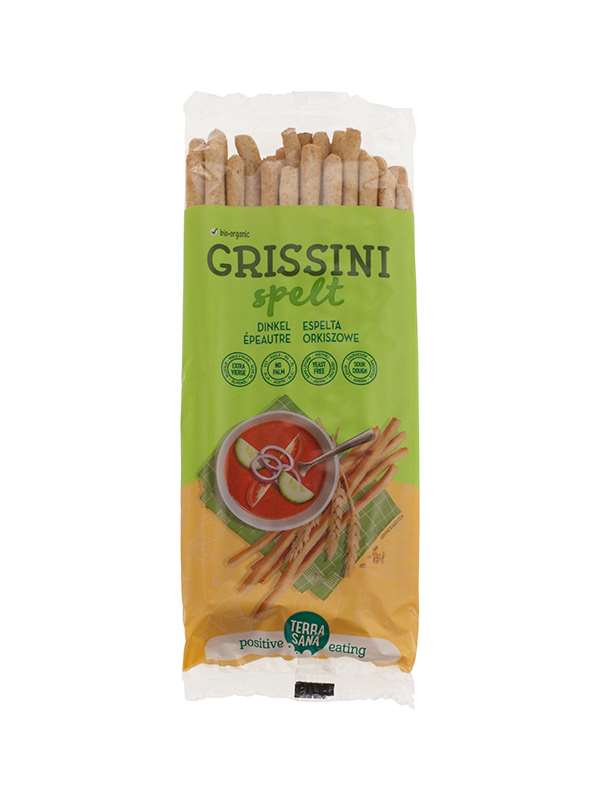 Soepstengel "Grissini" Spelt van TerraSana, 12x 125 gr