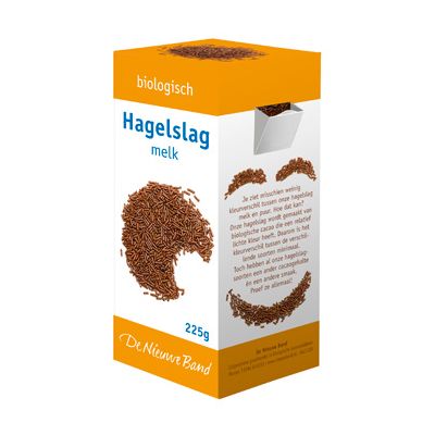 Chocolade hagelslag melk (20% cacao) van De Nieuwe Band, 6x 225
