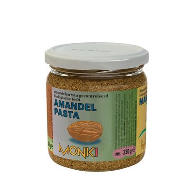 Amandelpasta met zout van Monki, 6x 330 gr