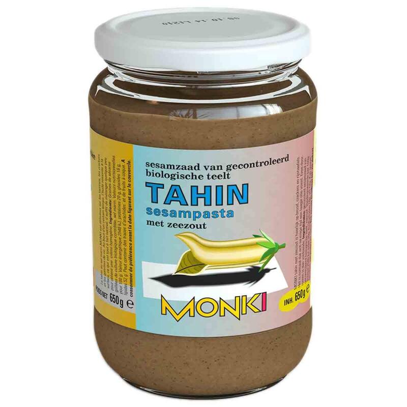 Tahin met zout van Monki, 6x 650 gr