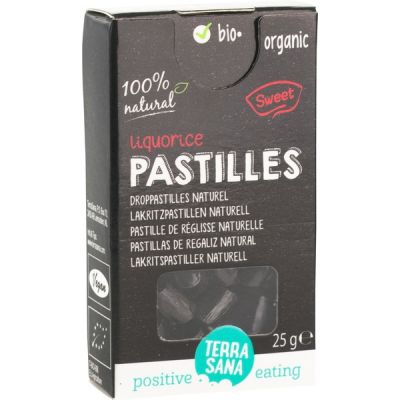 Droppastilles naturel van TerraSana, 16 x 25 g