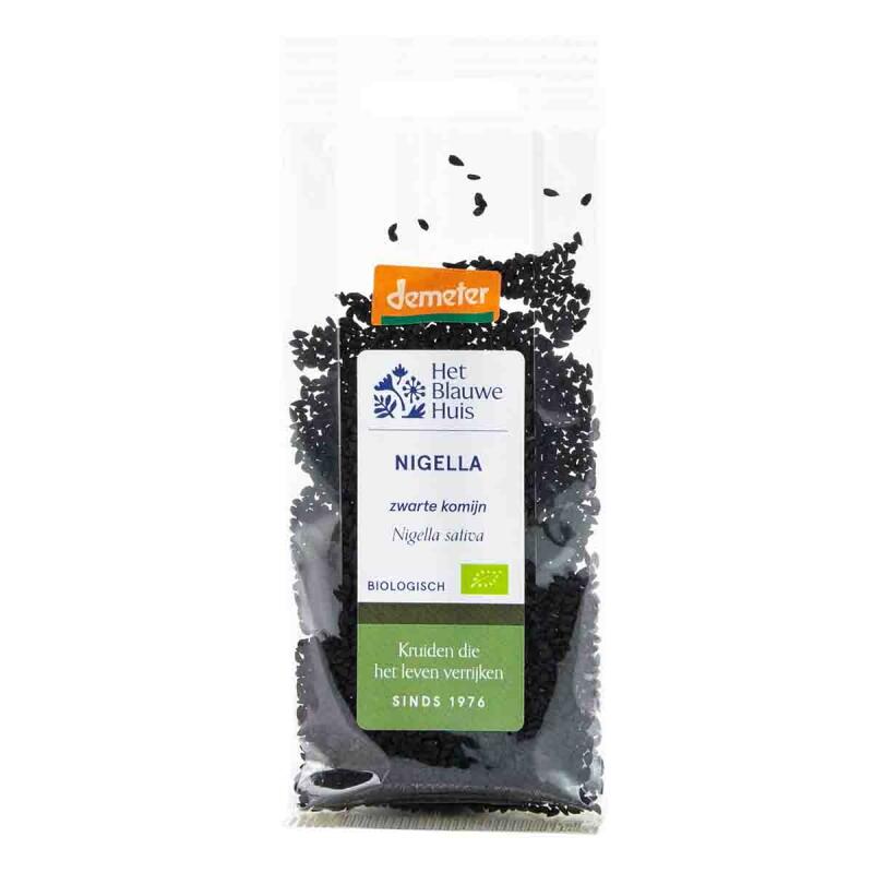 Nigella (zwarte kummel) van Het Blauwe Huis, 5 x 20 g