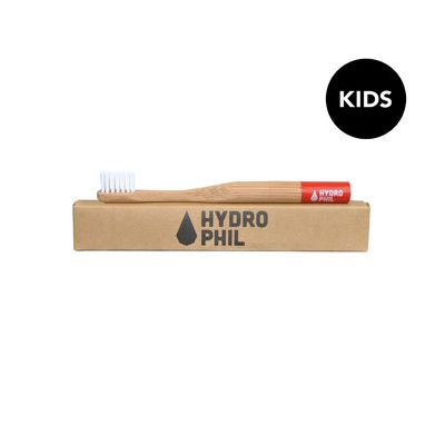 Kindertandenborstel Extra Soft rood van Hydrophil, 1 x 1 stk