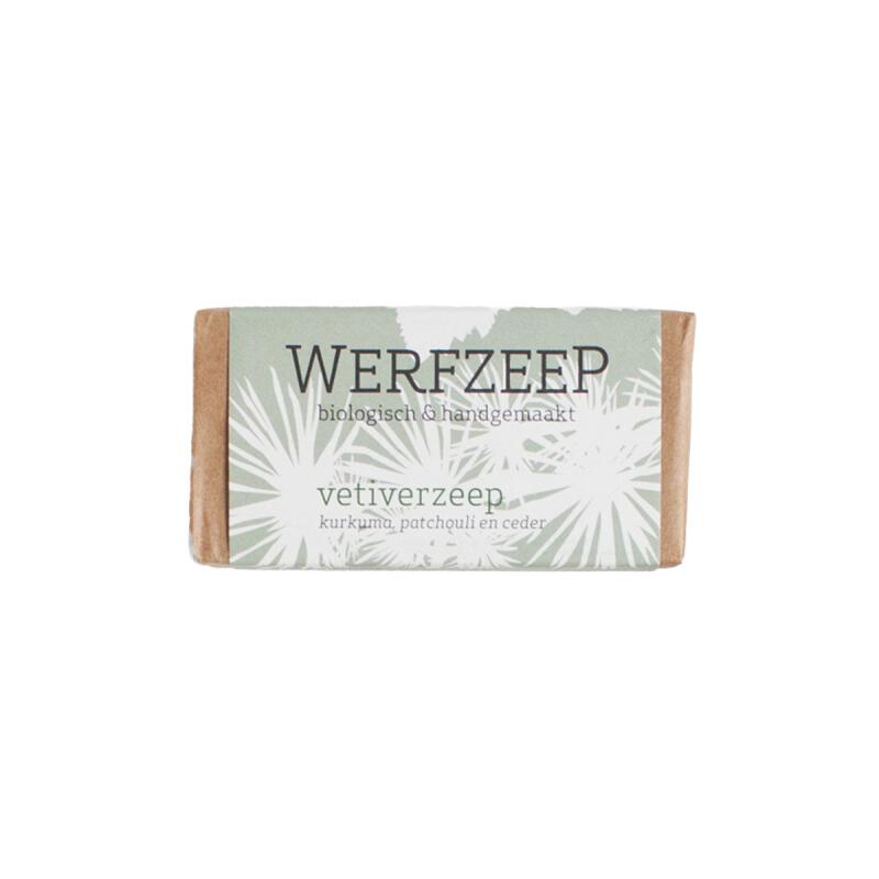 Vetiverzeep van Werfzeep, 1 x 100 g