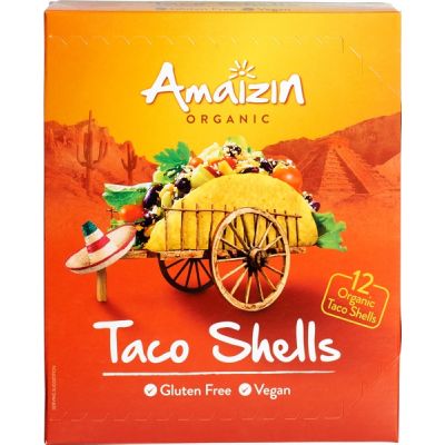 Taco schelpen (12st) van Amaizin, 6 x 150 g