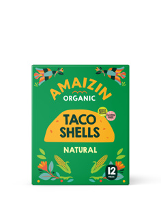Taco schelpen (12st) van Amaizin, 6 x 150 g