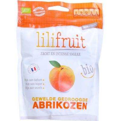 Gewelde abrikozen van Lilifruit, 6x 150 g